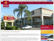 Tablet Screenshot of clearwatergrandhotel.com